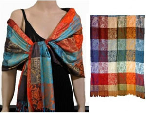 Pashmina Scarves from Wigs 'n More